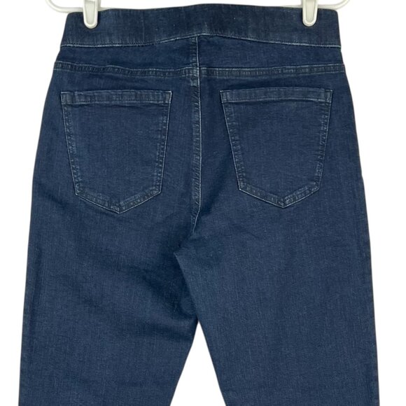 Karen Scott Women's Blue Pull-on Stretch Skinny Denim Jeans Size Small Mid Rise - Picture 4 of 10